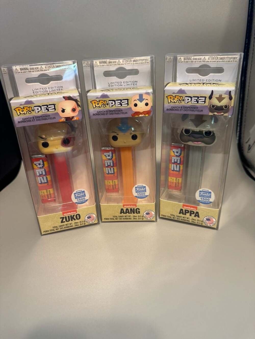 Funko POP! PEZ Avatar: The Last Airbender Zuko, Aang, and Appa Limited Edition 3